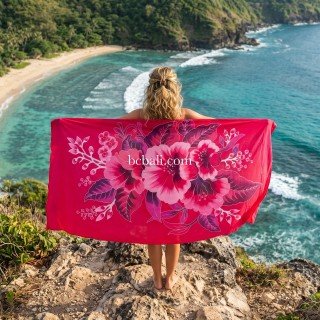 Wholesale Rayon Sarong Hand Painted Made in Bali